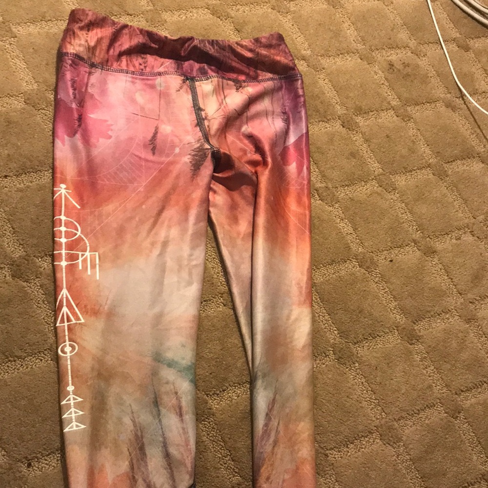 Evolution and Creation-Patterned Leggings